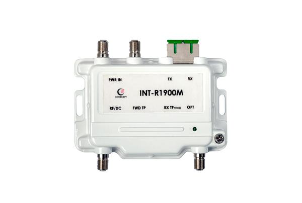 The INT-R1900M is a compact bi-directional optical node, the ideal platform for delivering upstream and downstream DOCSIS, voice, video and high speed data service over FTTB or FTTX applications