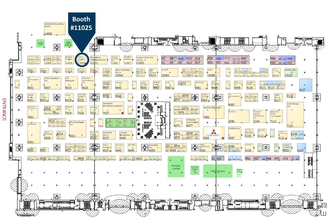 TelesteIntercept SCTE 2022 floor plan